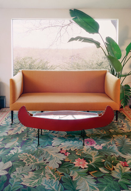 Untitled Interior (canoe table), 2002