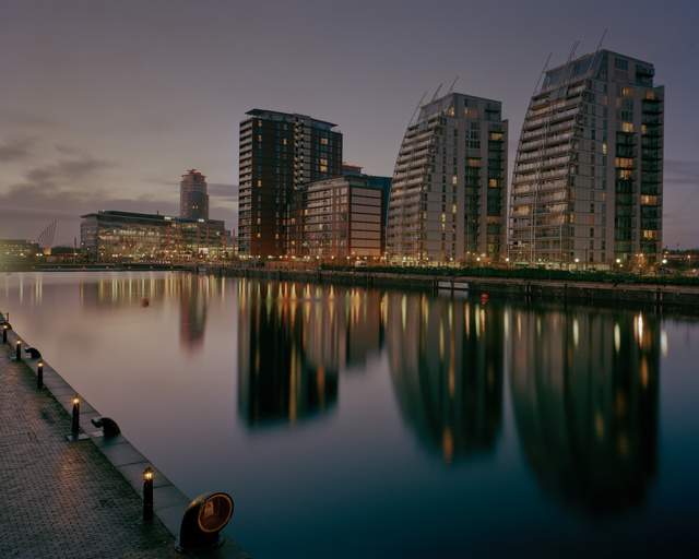 Gated communities, Media City, Salford, 2012