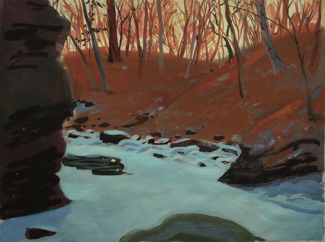 Shady Stream 22 x 29"