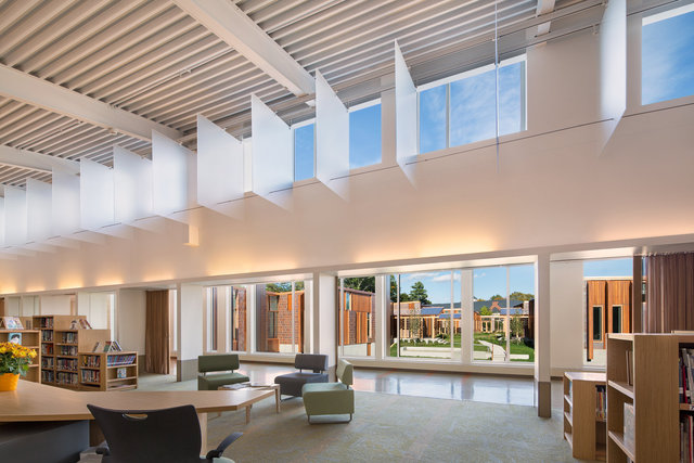 The Field School | Library toward Courtyard