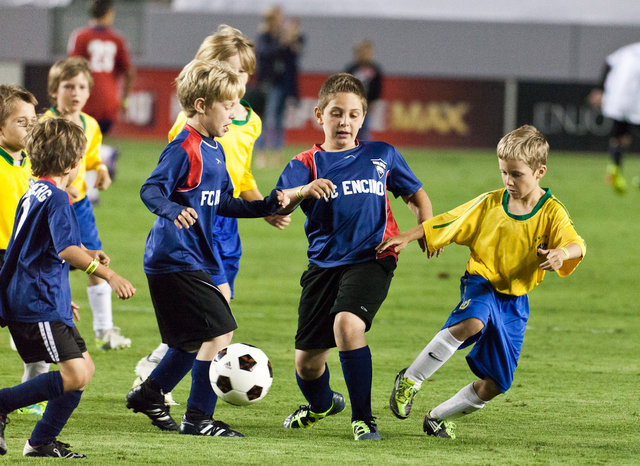 Brazil Stars vs FC Encino All Stars<br>6/16/2012 U8B Halftime Game<br>at Chivas vs Real Salt Lake