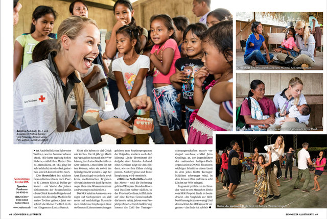 Mit Linda Fäh und SRK in Ecuador, SI 6/18