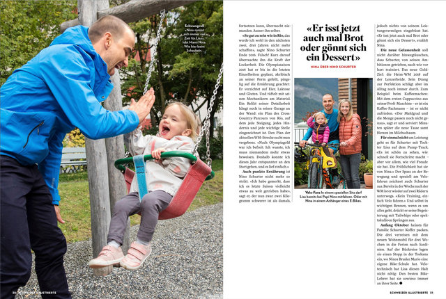 Familie Schurter, Schweizer Illustrierte, September 2017