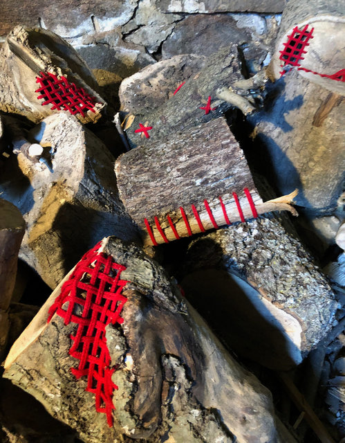 Mended wood