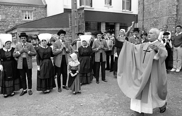 Fête bretonne à Ploëmel, Morbihan, 1979