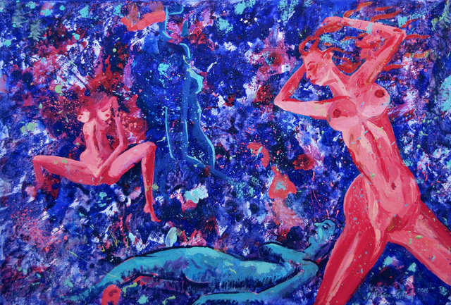 Incubus 40x60 akryl płótno 2014