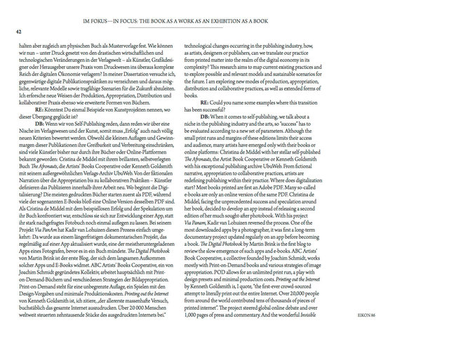 EIKON MAGAZINE, N. 86, MAY 2014