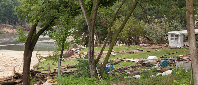 Lake Delhi Dam Along the Maquoketa River