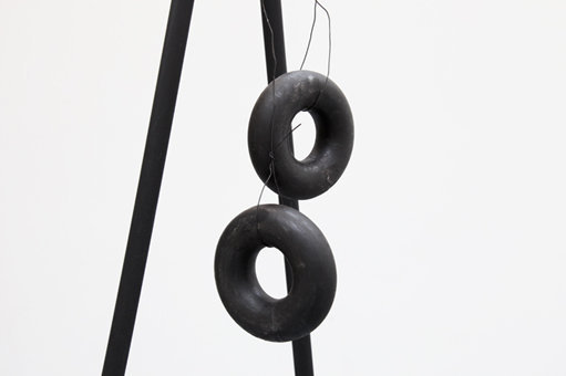 The Leadership Challenge, 2017-2019, detail. Patinated iron, book. 160 x 250 x 340 cm