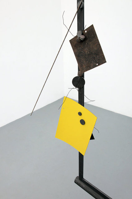 Lost Dimension, 2019, detail. Iron, magnetic sheets, magnets. 45 x 205 x 215 cm.