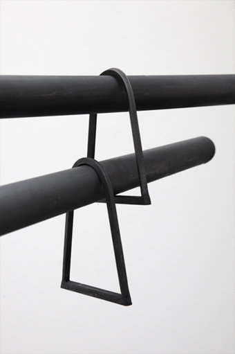 The Leadership Challenge, 2017-2019, detail. Patinated iron, book. 160 x 250 x 340 cm