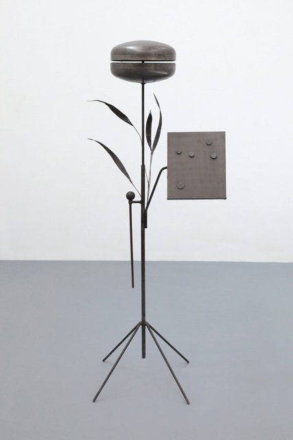 Zero Gravity Bell I, 2019. Iron, magnets.