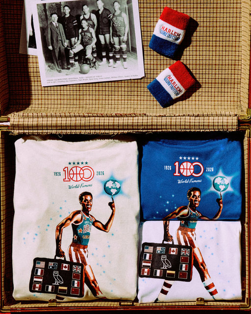 ovo x harlem globetrotters | off figure styling