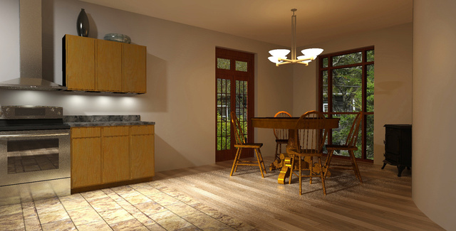 Private house. Dining Room.