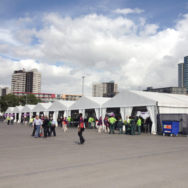 X-Ray screening area, Olympic Park, 2012