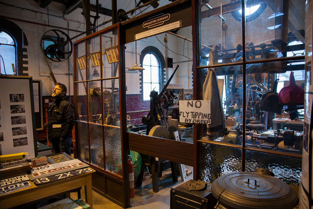 Interior of Pumphouse Museum, Walthamstow
