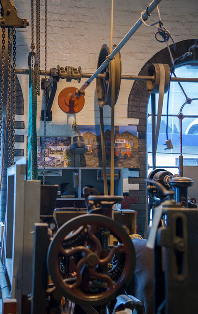 Interior of Pumphouse Museum, Walthamstow