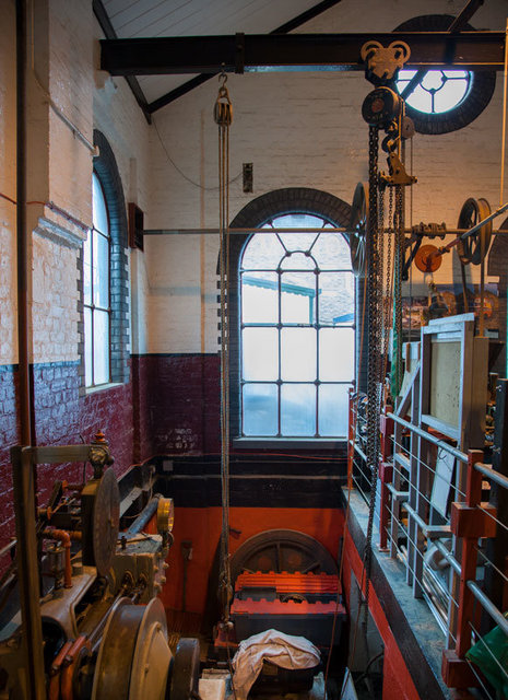 Interior of Pumphouse Museum, Walthamstow