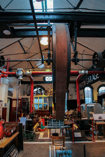 Interior of the Pumphouse Museum