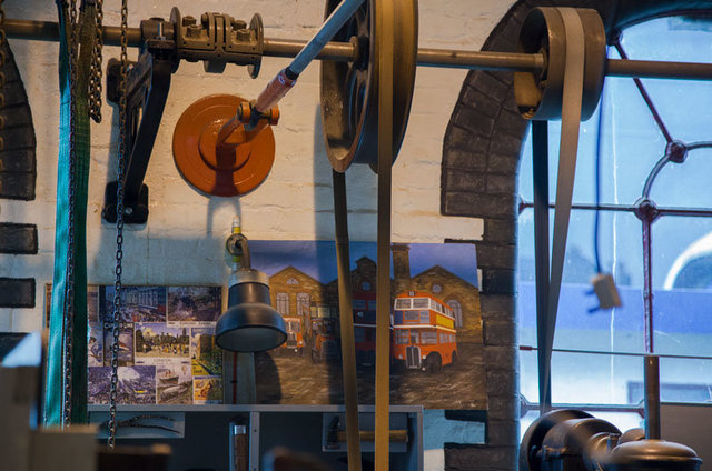 Interior of Pumphouse Museum, Walthamstow