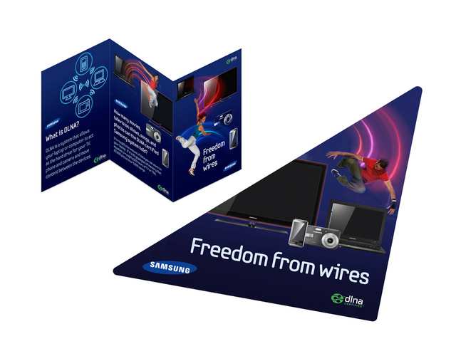 Samsung 'Freedom from wires' campaign