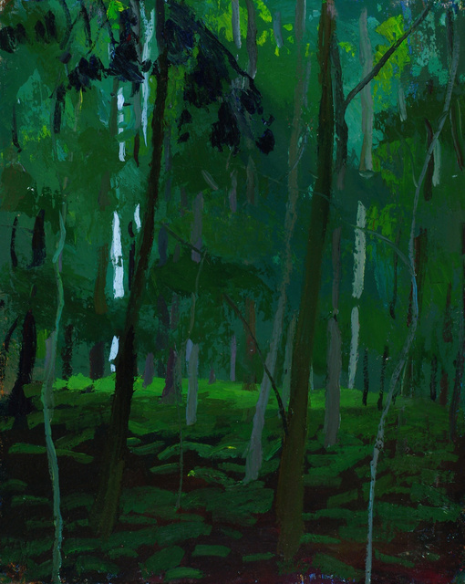 Glowing Sycamores, 30 x 24"