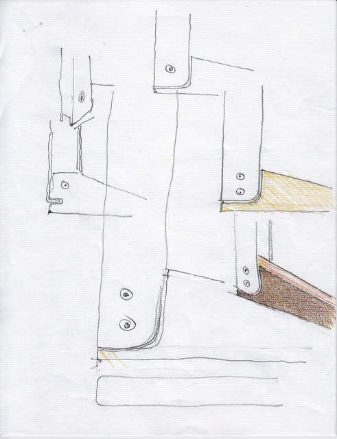 Study for a modular design structure and leg.