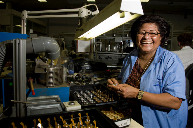 Gerda Soudain werkneemster bij Promotec