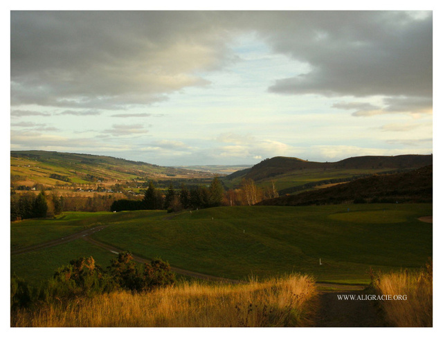 View above Strathpeffer by Alison Gracie