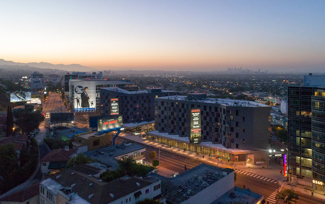 Dawn over SLC Residences