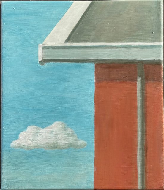 Jans Muskee, wolk en huis / cloud and house, 2025