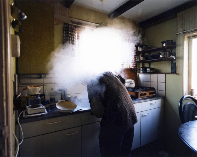 Dirk Kome, Aardappelen afgieten, Rockanje, 2008