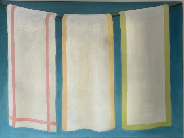 Jans Muskee, 3 lappen / 3 cloths, 2025