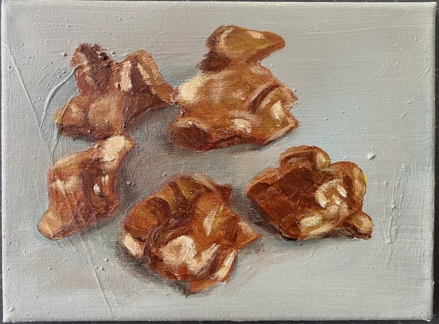 Jans Muskee, pindarotsjes / peanut clusters, 2025