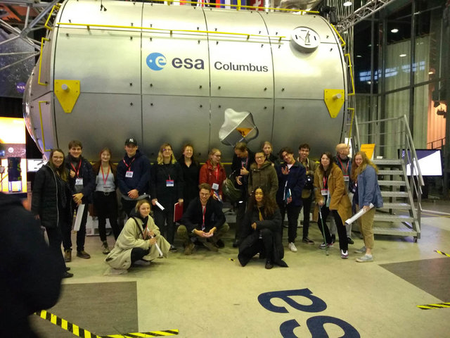 Willem De Kooning students at ESA, 10 January 2020