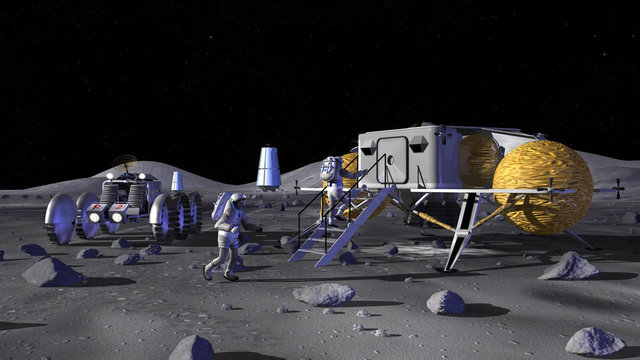 Lunar Outpost concept by NASA
