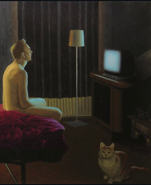 Jans Muskee, voor de tv / in front of the TV, 2022-2025 