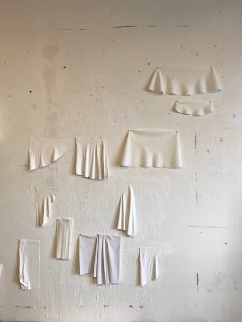 Juul van den Heuvel, Wall - Skirts and folds, 2019 