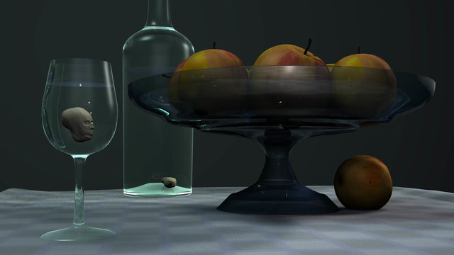 Jef Nassenstein, Still life with apples, 2012