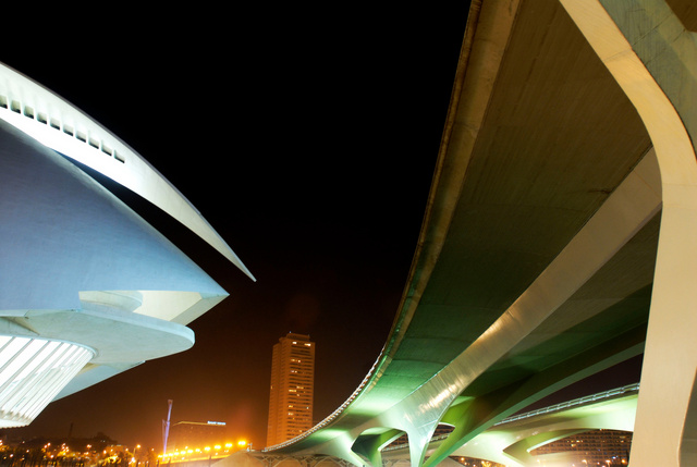 Calatrava's Architectuur in Valencia, Spanje