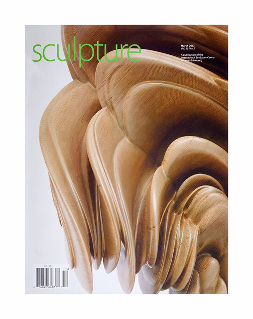 Sculpture magazine cover, March 2017