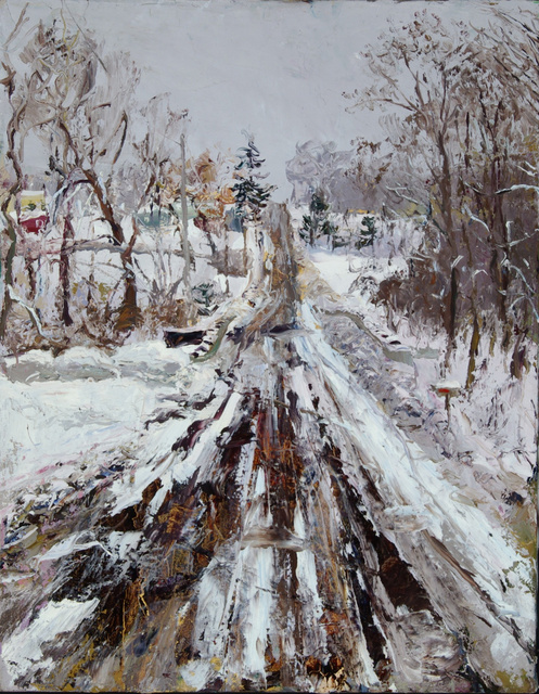 Winter Road,  24 x 20" sold   