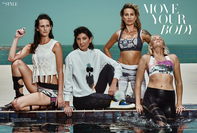 Sportswomen for HARPERS BAZAAR Arabia