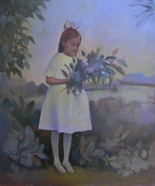 Girl With Flowers.JPG