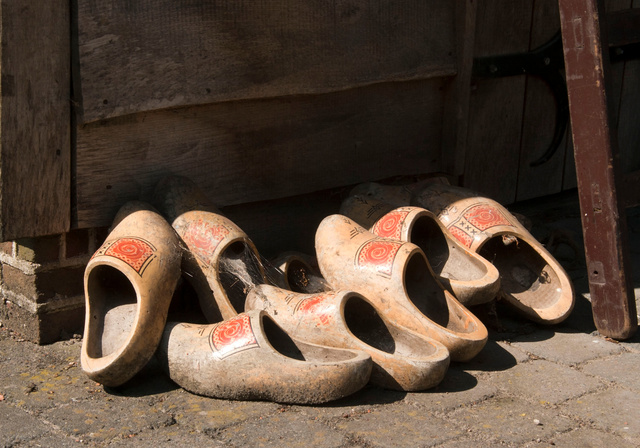 Oude klompen.