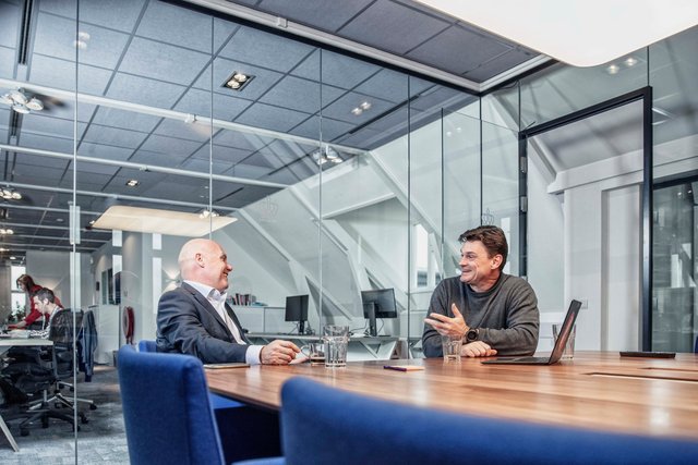 Gert Askes (Sparq360)en Jaap Linssen (OrangeTrail)