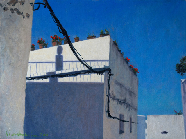Blue, 73x54 olej płotno 2011