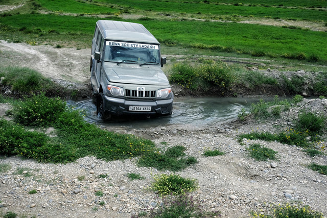 In Zanskar kommt man am besten mit dem Jeep voran.