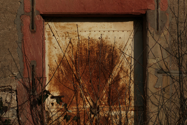 Rost. Und Tür.