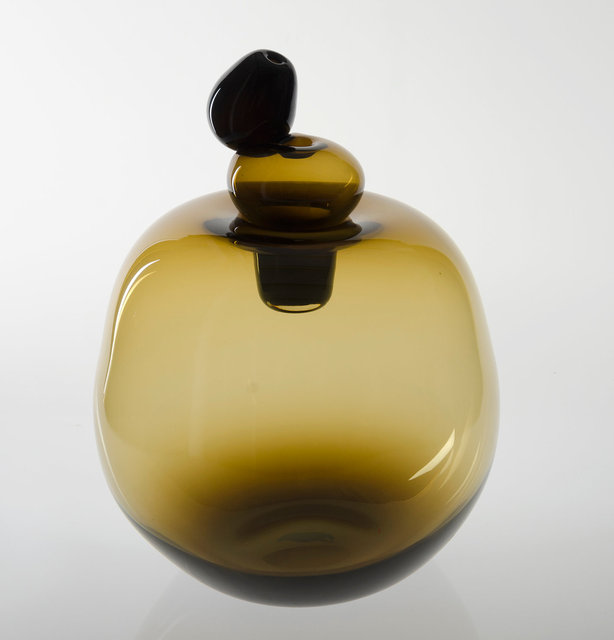 Big Brown Shiny Vase